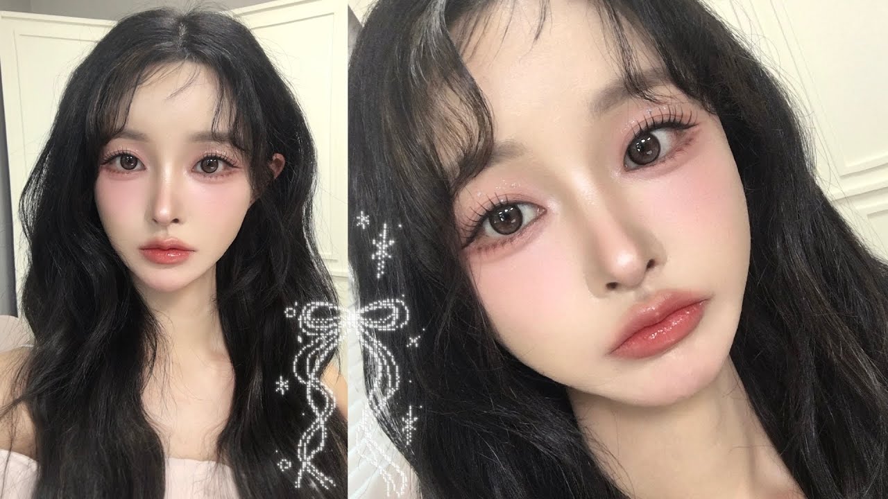 요즘 추구미 한껏 담은⸝⋆⊹🩰 딸기우윳빛 핑크 공주메이크업🥛🍓 w. 캔메이크