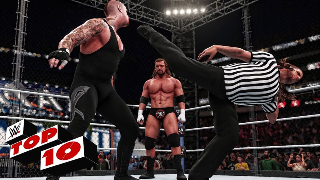 Top 10 Hell In A Cell Matches! ( WWE 2K18 )