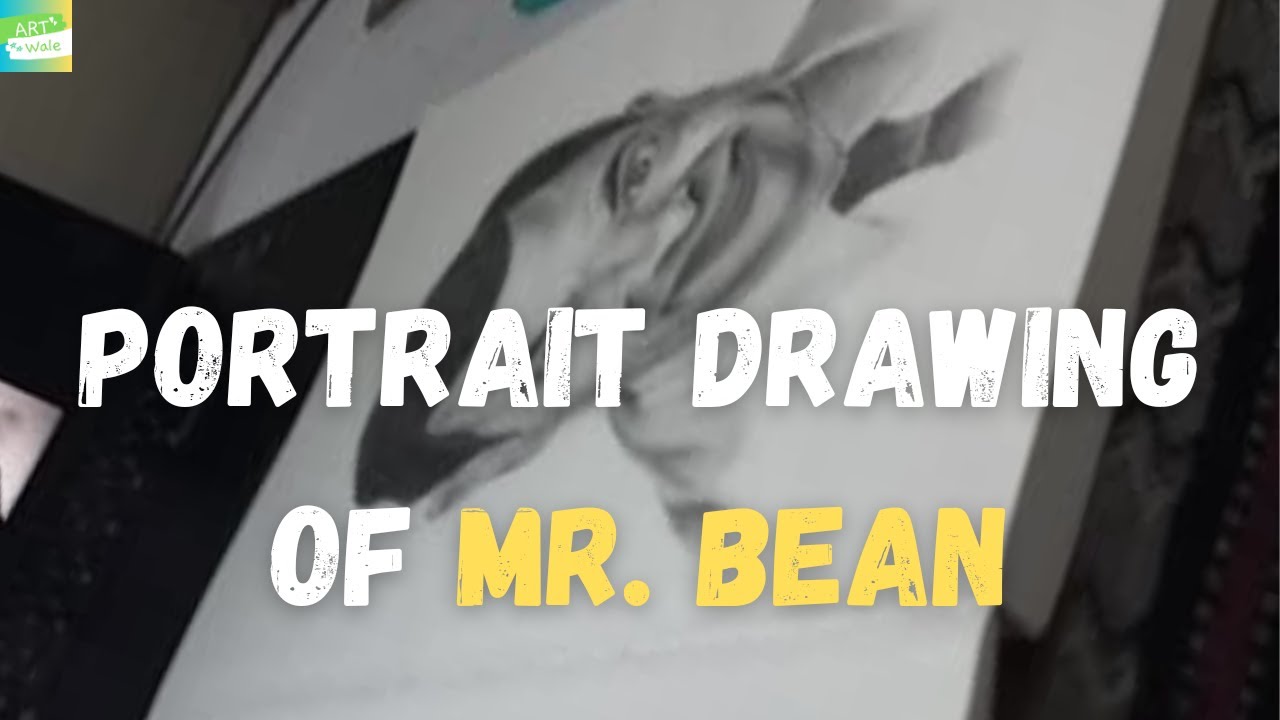 Mr Bean Realistic Portrait Drawing  | Easy Pencil Shading for Beginners | Artwale