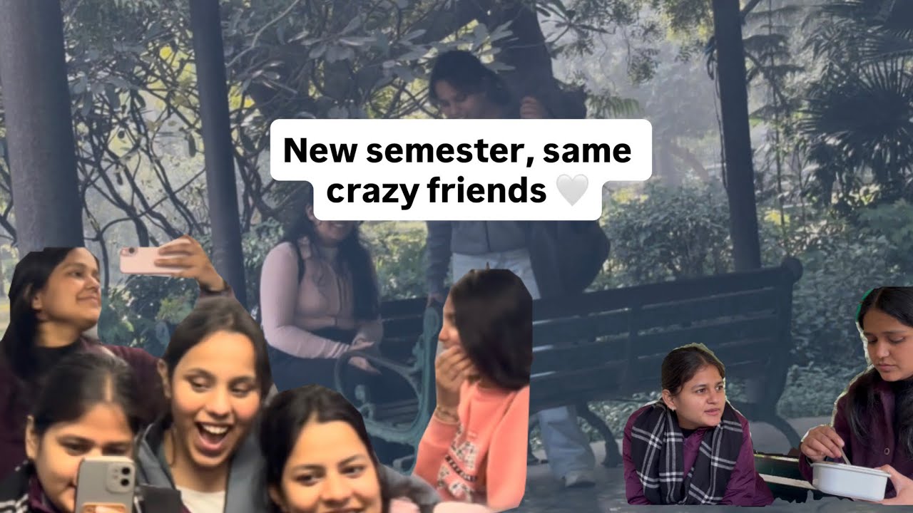 Sem 2nd ka first day, doston ke saath full masti mode on 💥 #college #memories #ytvideos #share #du