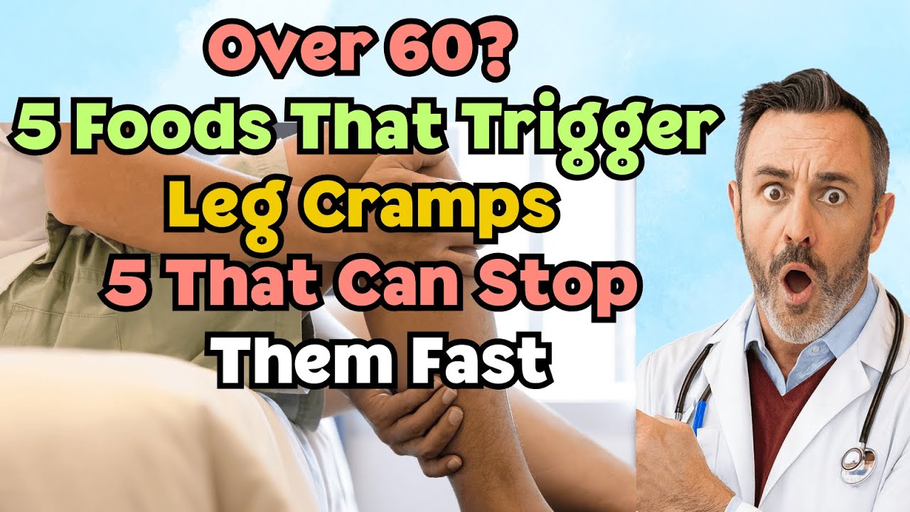 Over 60? 5 Foods That Trigger Leg Cramps, 5 That Can Stop Them Fast
