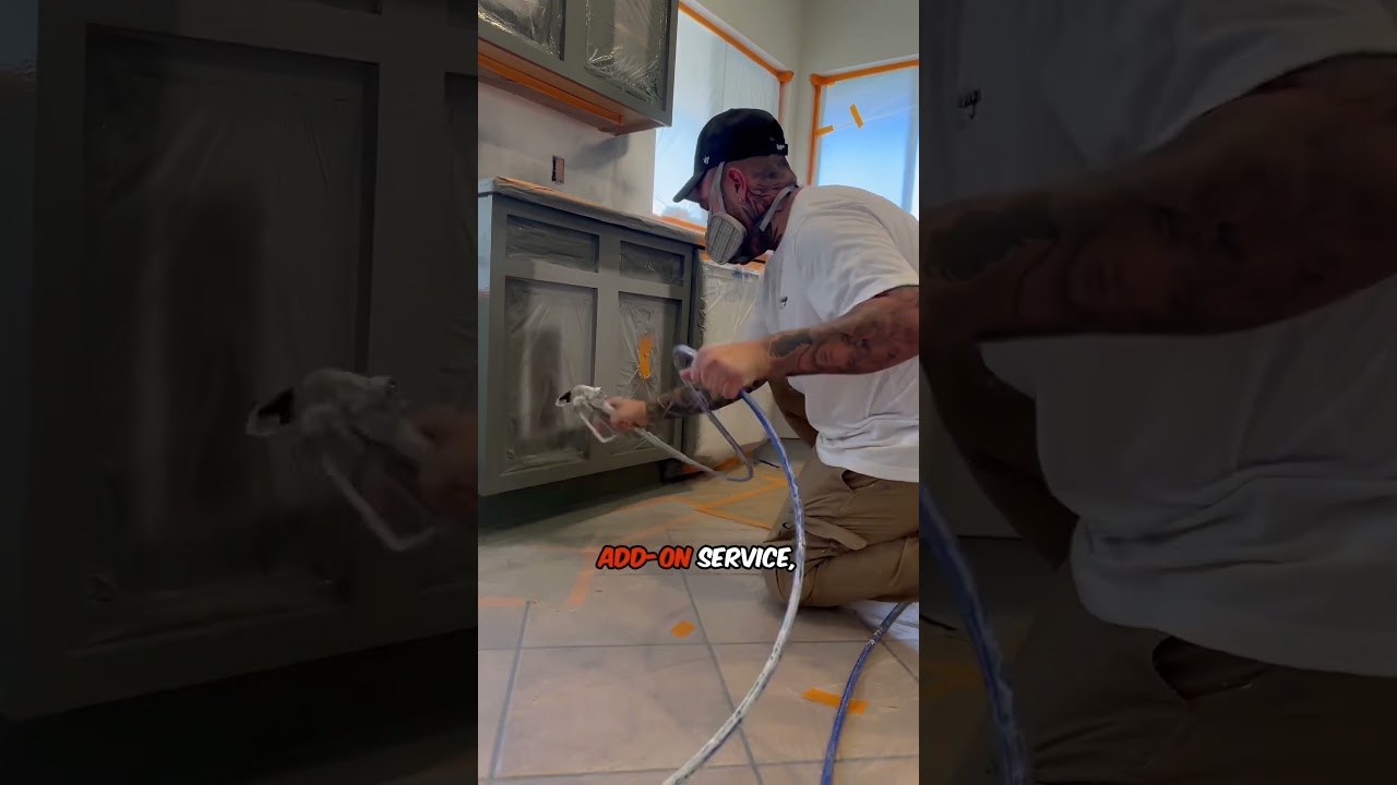 How much I charge to paint kitchen cabinets&hellip;👇 #kitchenremodel #cabinetrefinishing #luxurycabinets
