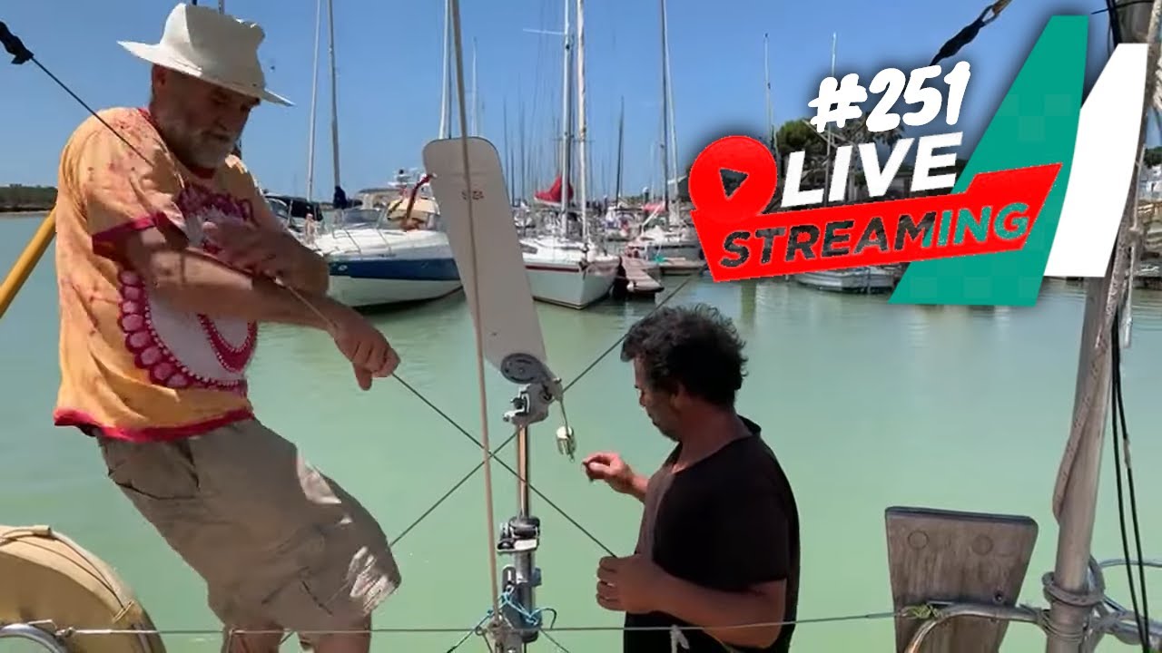 Marviviendo live #251  montando el piloto automático de viento