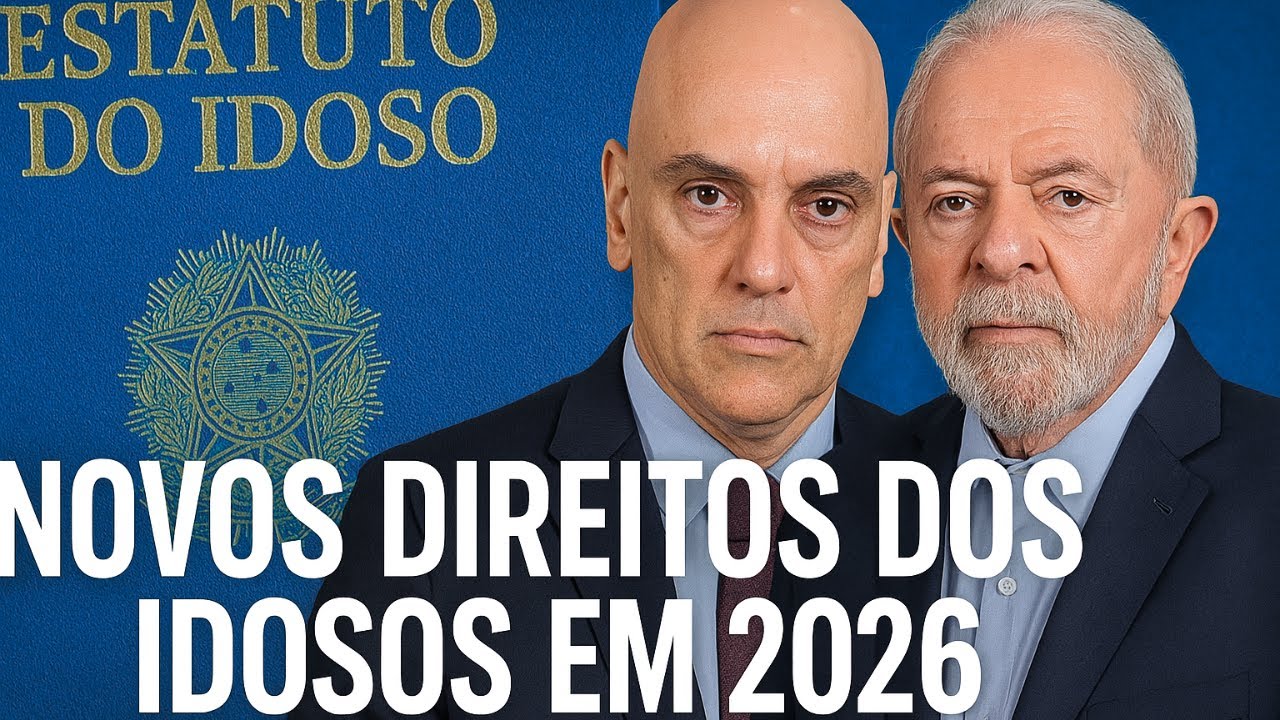 MAIS DE 60 ANOS TEM DIREITO A RECEBER ESSES 10 BENEFÍCIOS AGORA! ESTATUTO DOS IDOSOS 2026!