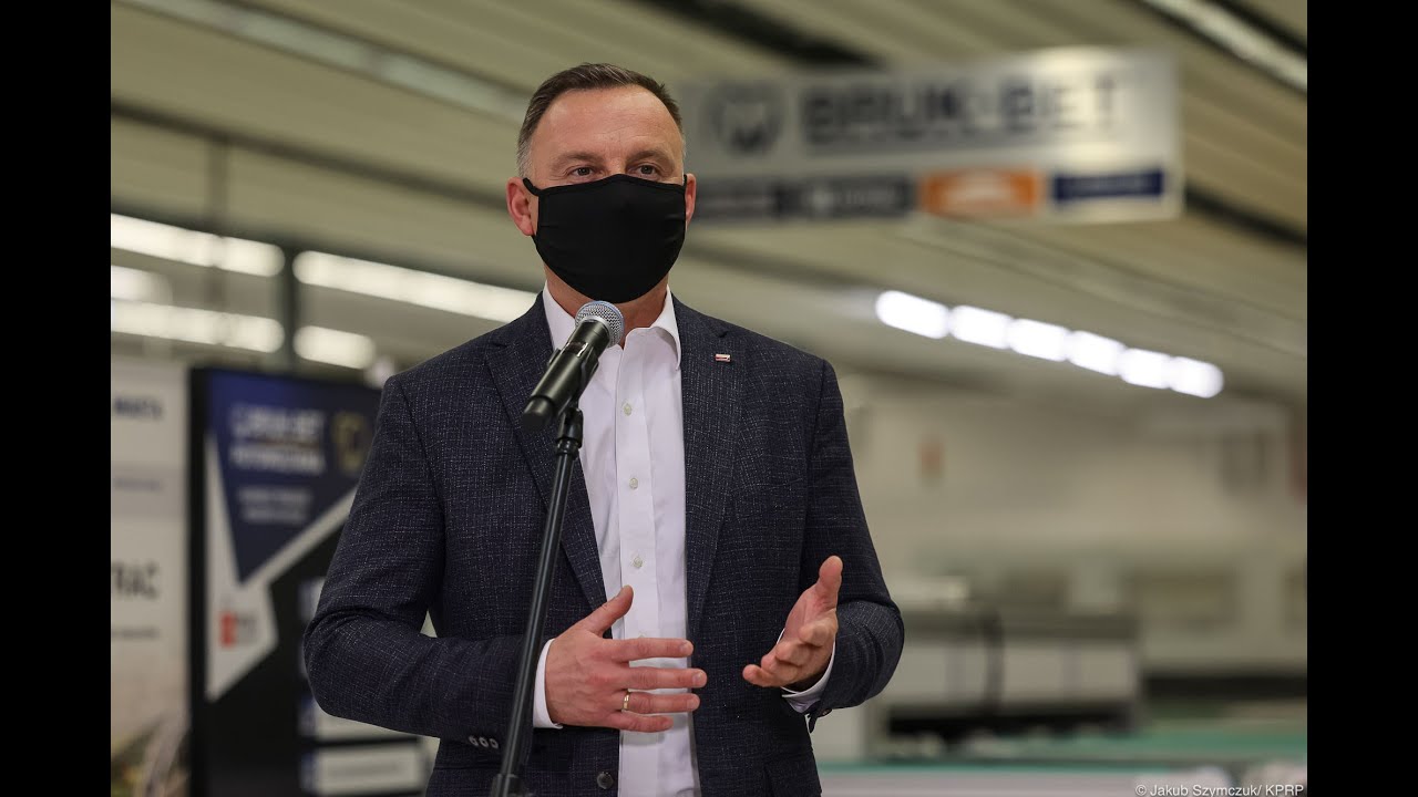 Prezydent odwiedził zakłady produkcyjne Bruk-Bet