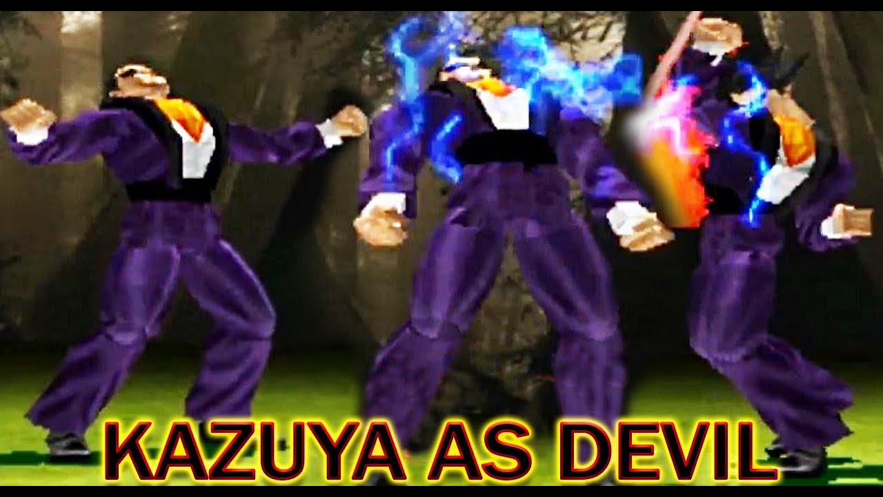 [TAS] Kazuya With Devil's Moves Gameplay - Tekken 2 (Arcade Version) (Remake)