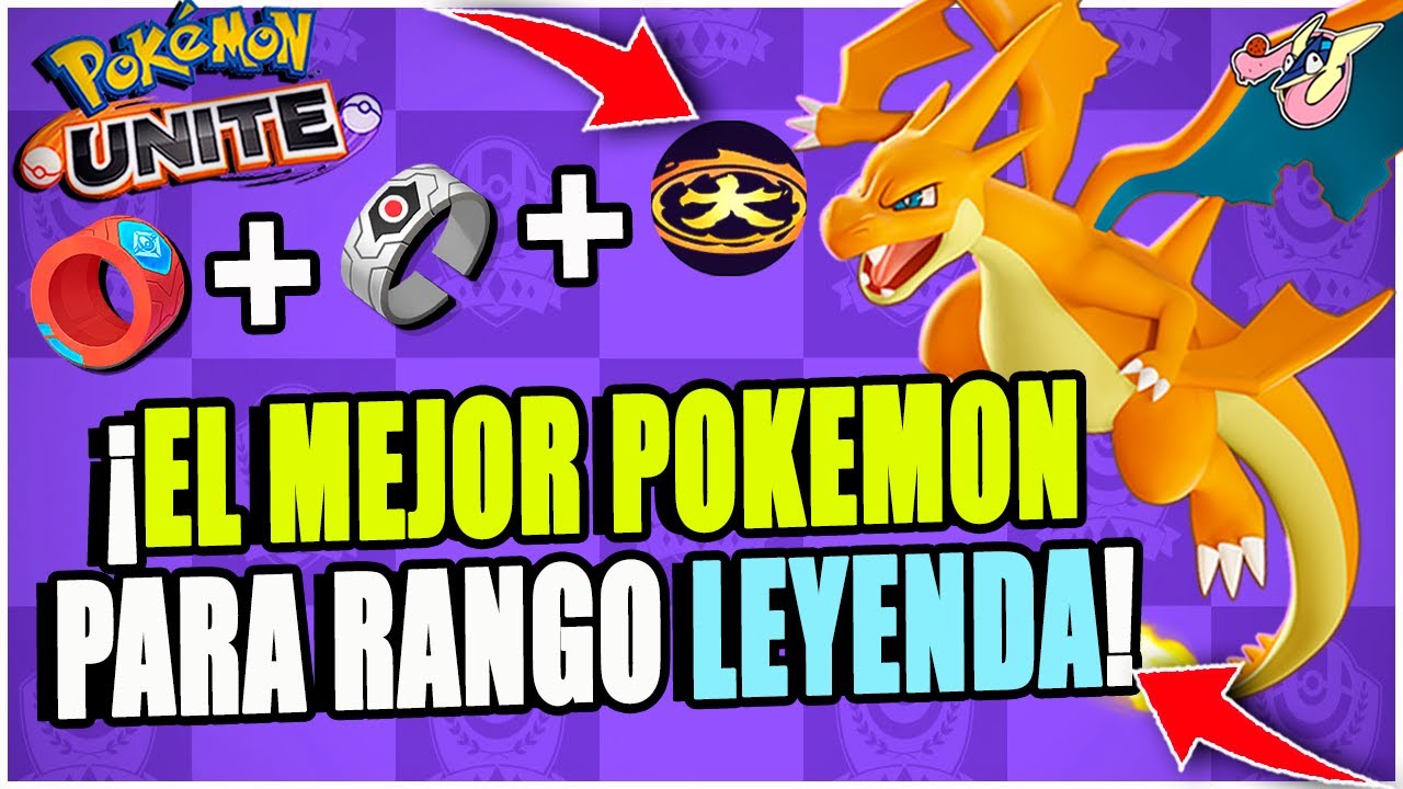 ¡La MEJOR BUILD de MEGA CHARIZARD Y en POKEMON UNITE!