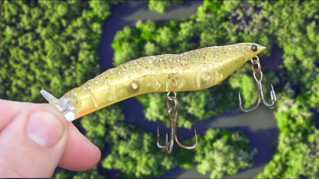 little creek home to MANY FISH! Topwater fishing w MMD Splash Prawn