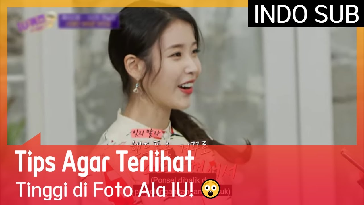 Tips Agar Terlihat Tinggi di Foto Ala IU! 😲 #YouQuizOnTheBlock3 🇮🇩INDOSUB🇮🇩