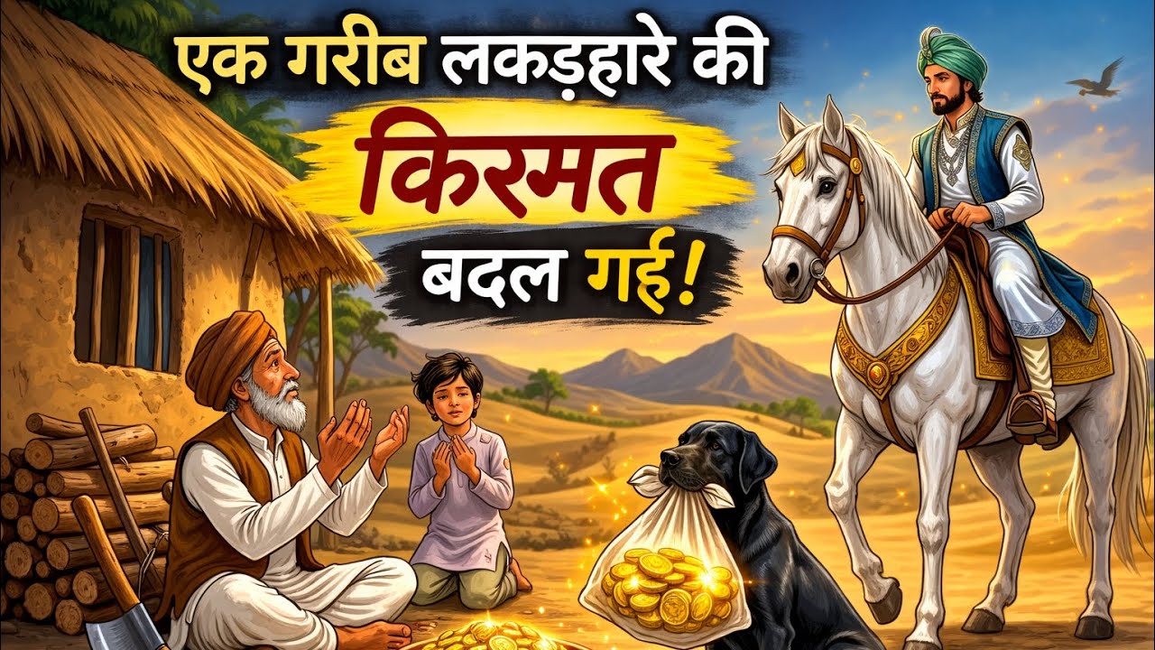 गरीब लकड़हारे की दुआ कबूल हुई | किस्मत बदल देने वाली सच्ची कहानी | 🥺 #LifeChangingStory #Motivation 