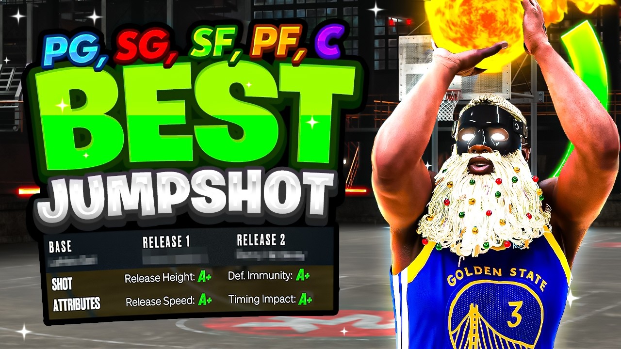 BEST JUMPSHOTS for EVERY BUILD & 3PT RATING in NBA2K26 🔥🔥🔥100% GREEN JUMPERS!