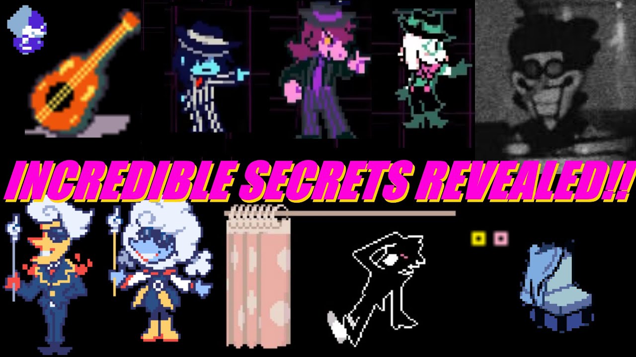 DELTARUNE Sweepstakes Secrets Revealed!!! Dess, Gaster, Mobsters, and MORE!!!