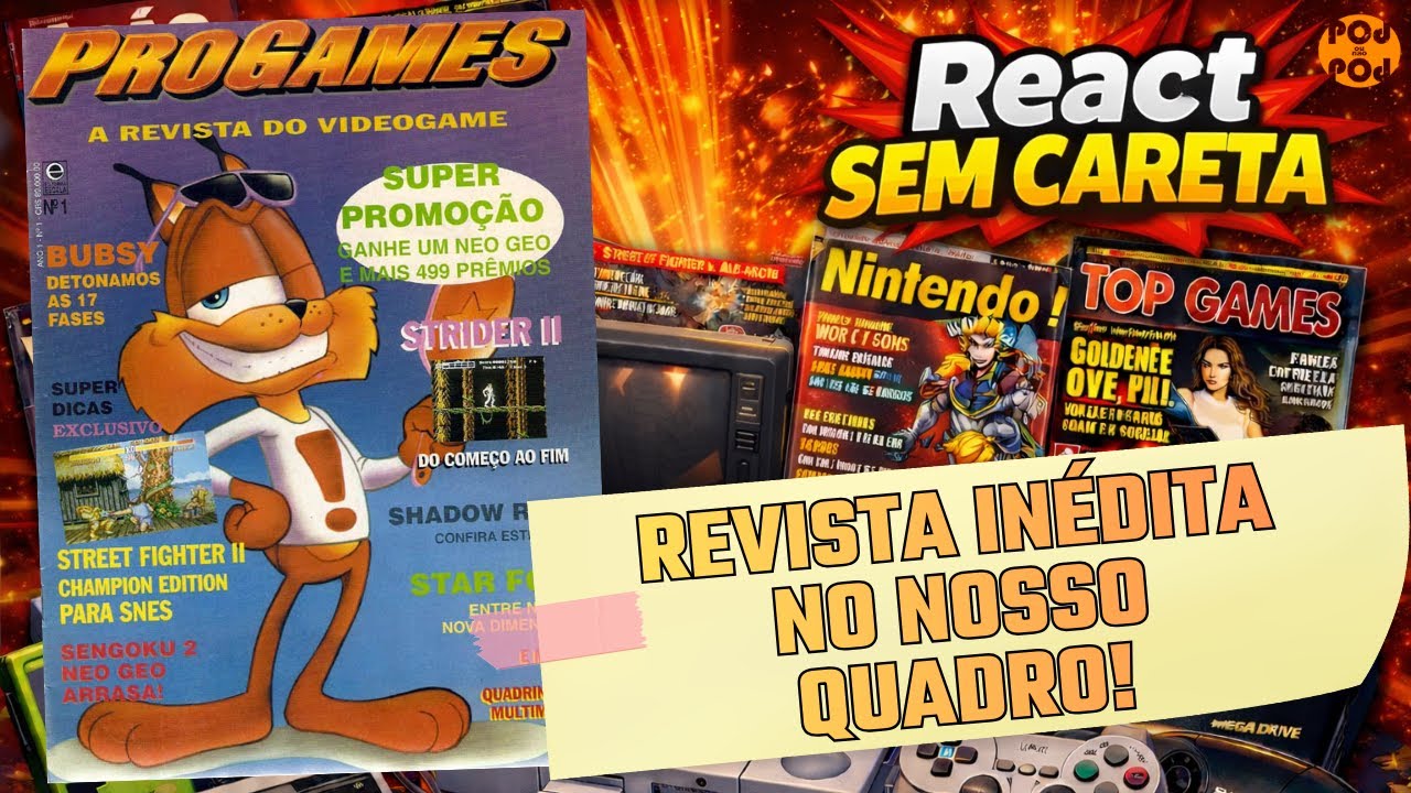 PODERIA SER UMA BOA REVISTA! PROGAMES nº 1 (React Sem Careta #263)