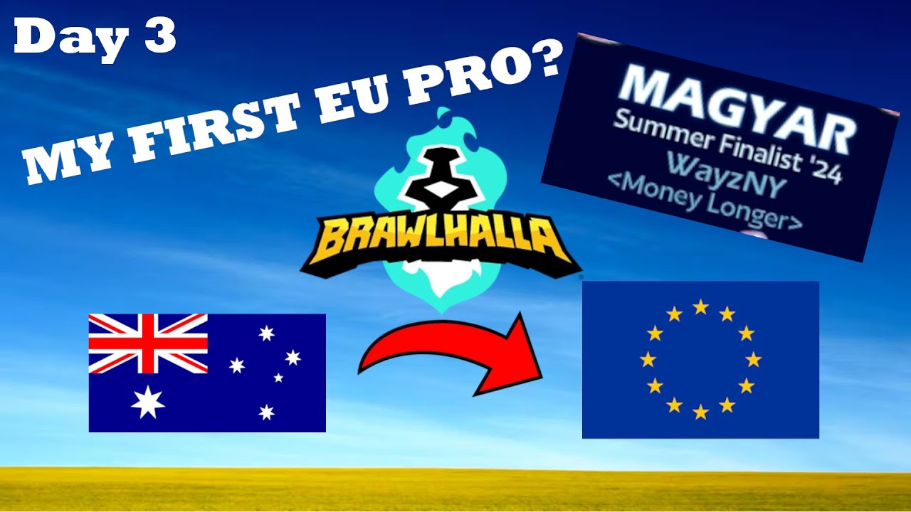 FIGHTING AN EU PRO? | Australian Tries EU Brawlhalla (Day 3)