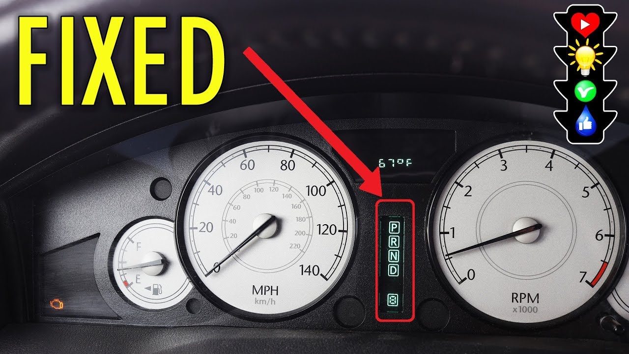 TRANSMISSION STUCK in park P R N D 8 Fix - SOLVED Chrysler 300 Magnum Charger