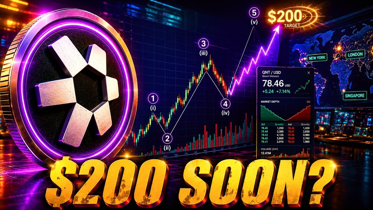 QUANT (QNT) до $200 к концу года? Волновая теория Эллиотта предвещает нечто КРУПНОЕ! &mdash; Новости QUANT