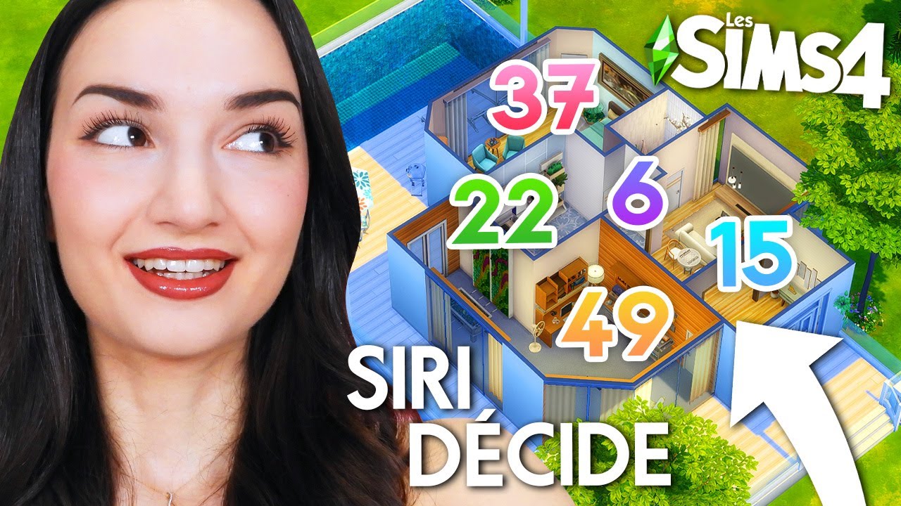 1 pièce = 1 nombre de carreaux (la maison est INCR ! 🤩) | Challenge Sims 4