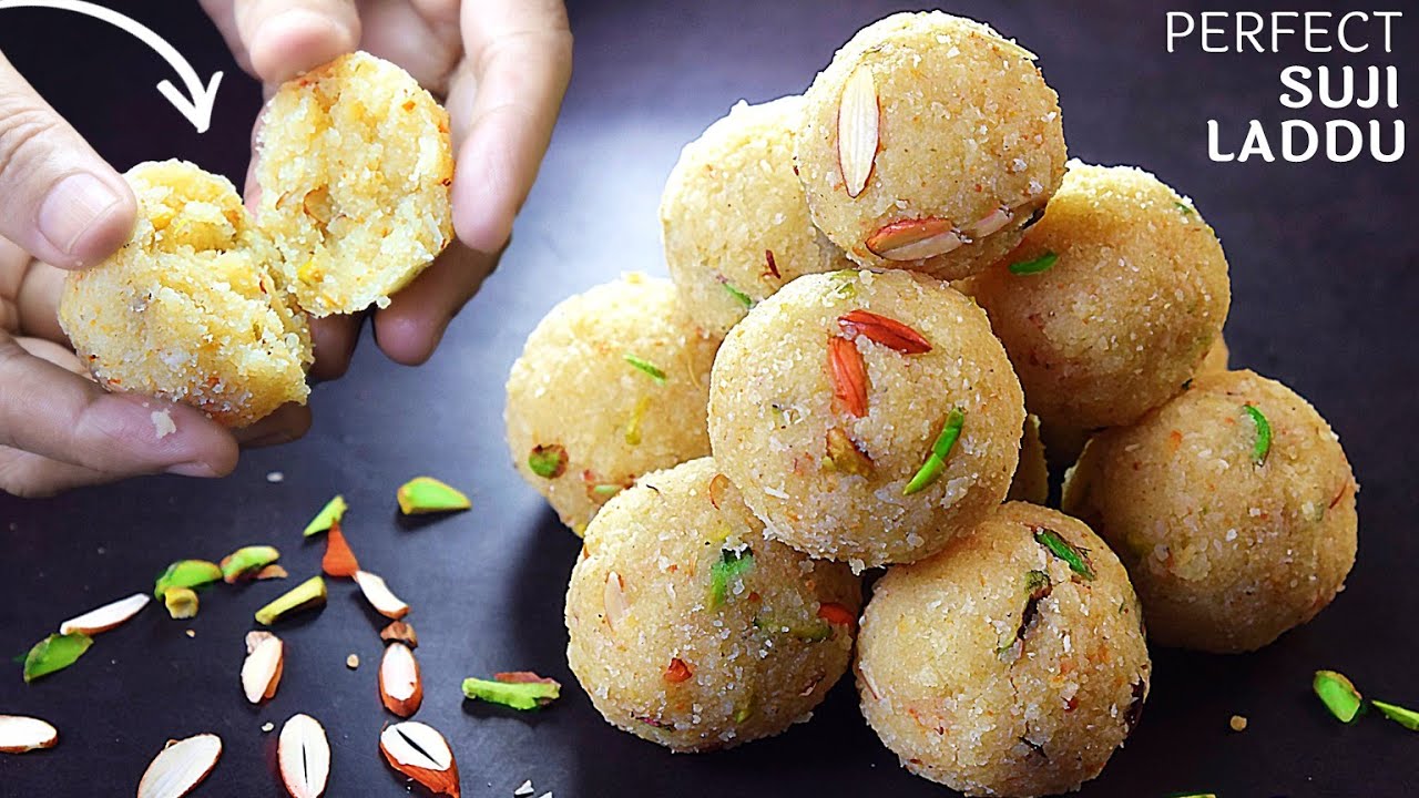 एक अनोखा और आसान तरीका पर्फेक्ट सूजी के लड्डू बनाने का | Suji ke Ladoo recipe | Easy Rava Laddu