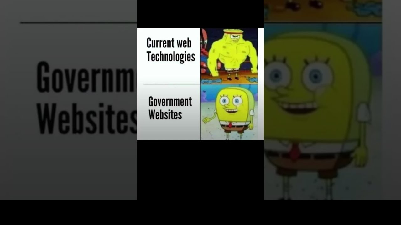 Modern Web Tech vs. Government Websites #web #government #shorts