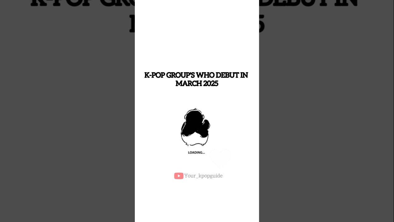 kpop groups who debut in March 2025 #kpop #discoverkpop #debut #kpopgroups #rookie