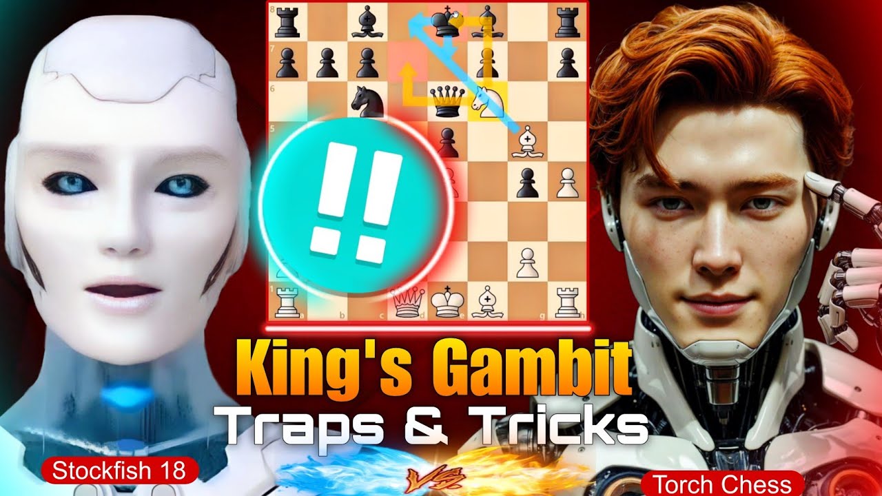 Stockfish 18 (4060 Elo) PLAYED EXTRAORDINARY King's Gambit Against Torch Chess | Chess Traps & Trick