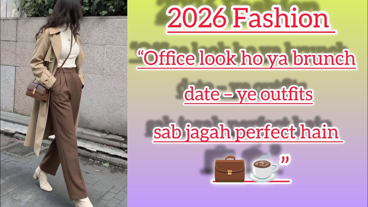 💕2026 Women Fashion Trends ✨ | Classy Western Outfit Ideas | Office to Party Look 💕