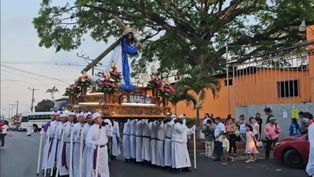 Viernes de Dolores Cojutepeque 2024- Hermandad del Santo Entierro de Cristo