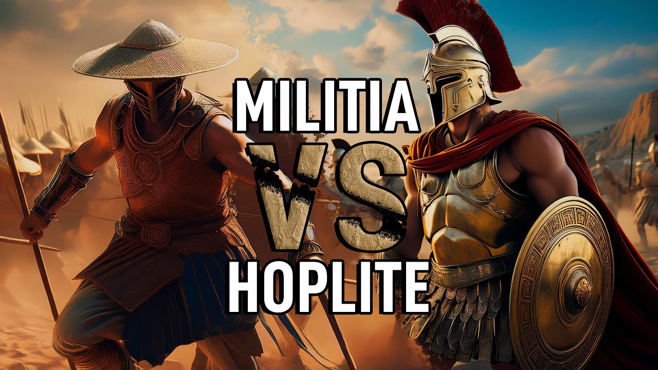 Militia vs Hoplite - Age of Mythology Retold