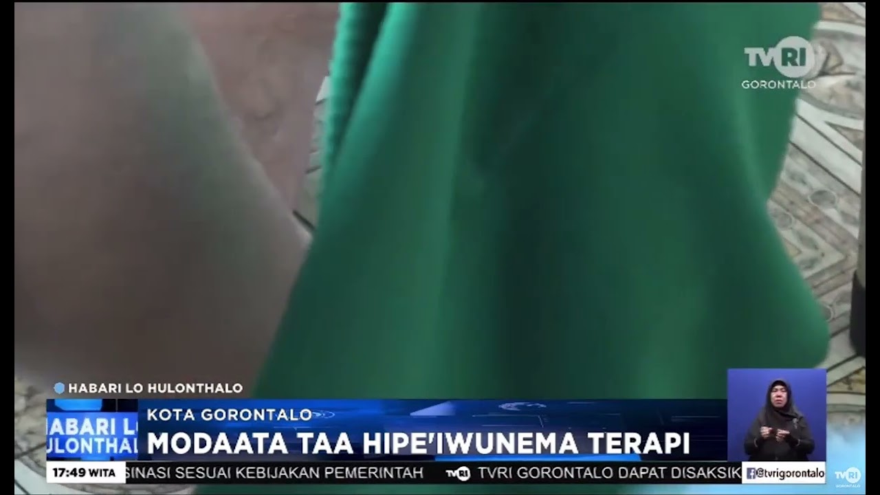 LIPUTAN TVRI HULONTHALO  MEDICAL THERAPY SS.A RATU HERBAL..