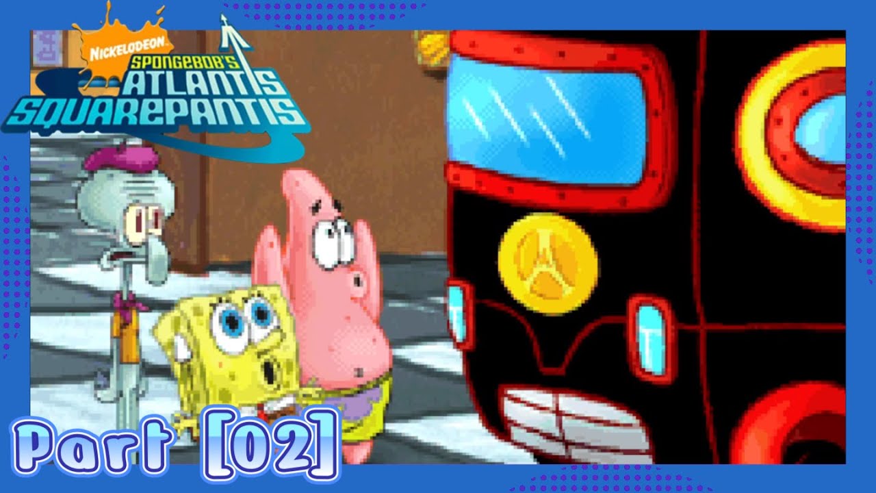 [Spongebob Atlanis Squarepants !Hard! Walkthrough] Part 02: [All Friends and the full amulet]