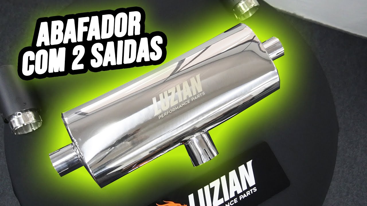 ABAFADOR com SAÍDA DUPLA para GOLF 1.4 , GTI, A3, etc... LUZIAN LA023