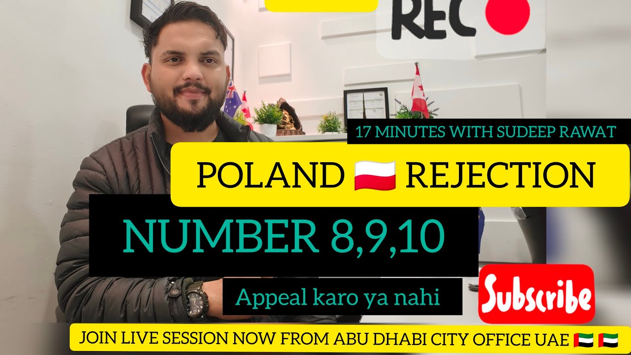 Poland Rejection Appeals 8, 9 & 10 - The Final Countdown