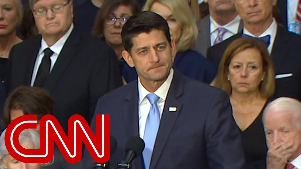 Paul Ryan: John McCain 'one of the bravest souls'