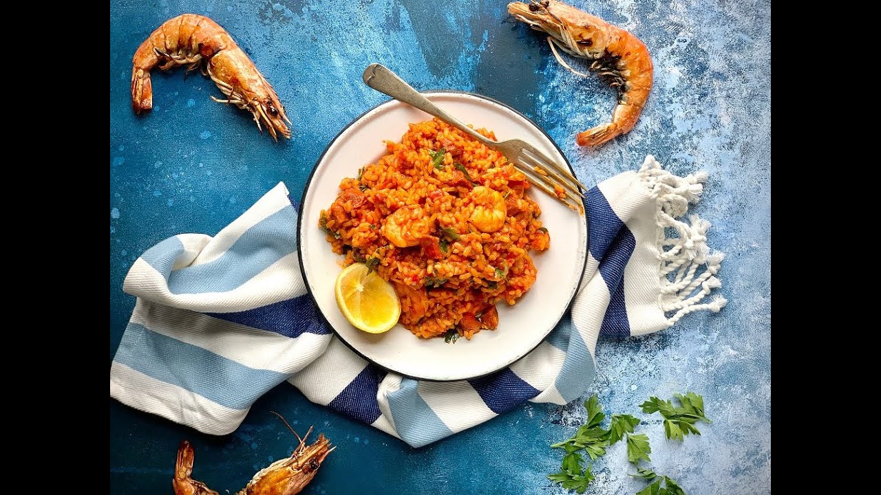 Prawn and Chorizo Paella