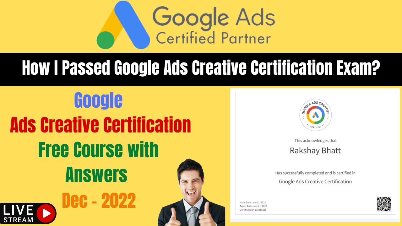 What's the FASTEST Way to Pass Google Ads Creative Certification?