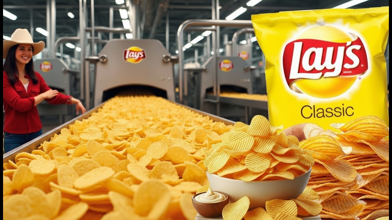 Inside the World’s BIGGEST Lay’s Factory 😱 From Potato Farm to BILLIONS of Chips! Shocking Process