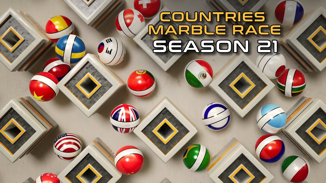 SEASON 21 - COUNTRIES MARBLE RACE - MARBLE RUN