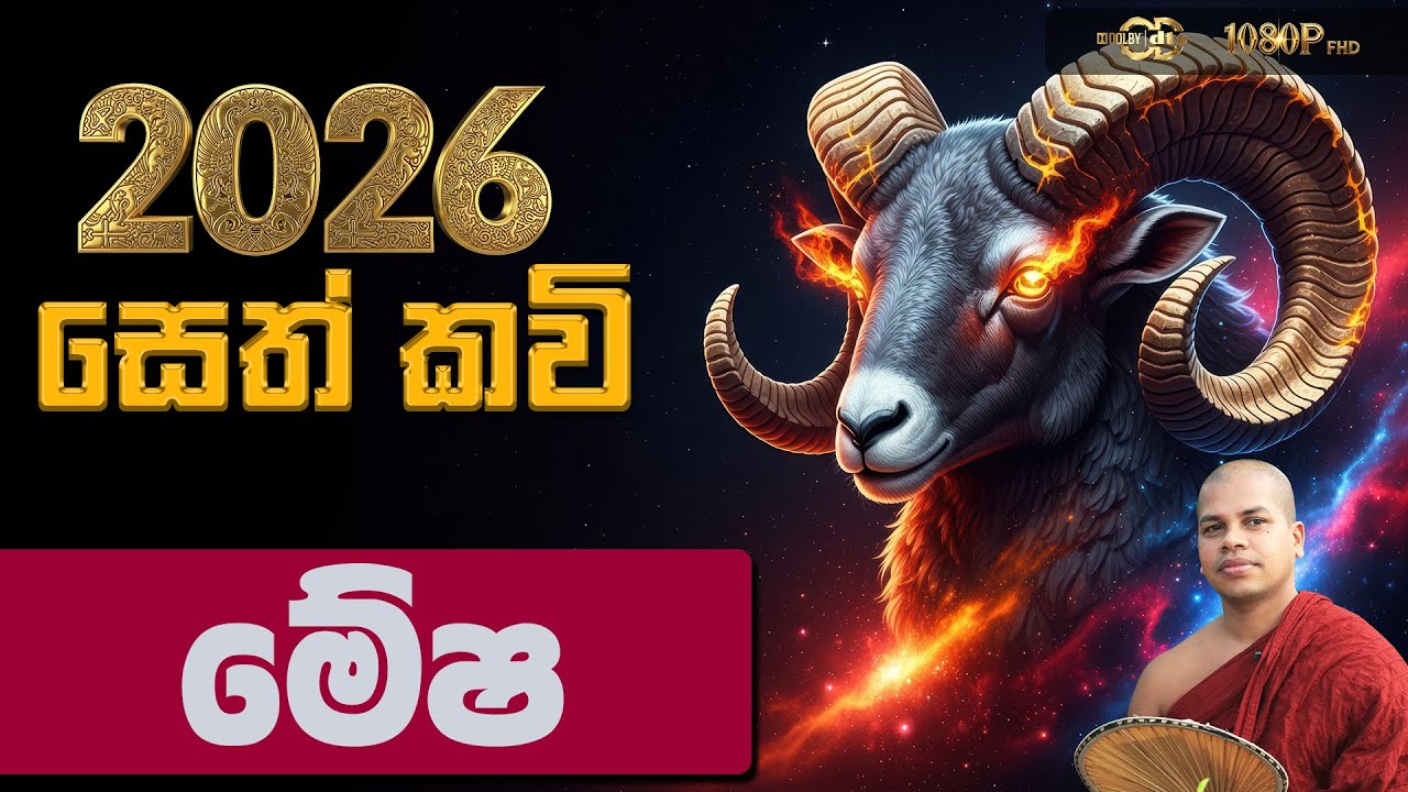 2026 මේෂ ලග්න හිමියන්ට සෙත් කවි | Mesha Lagna Seth Kavi Graha Apala Duru Wimata