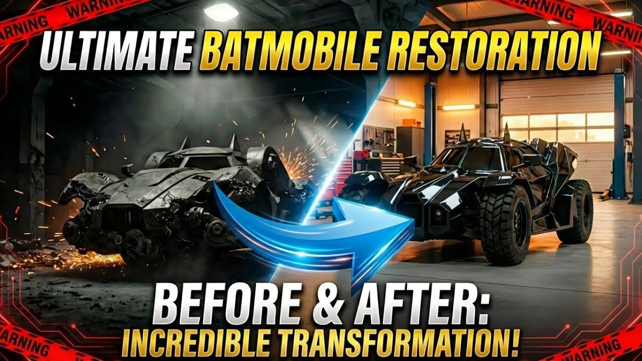 The Batmobile Tumbler — Full ASMR Restoration of a Classified Prototype