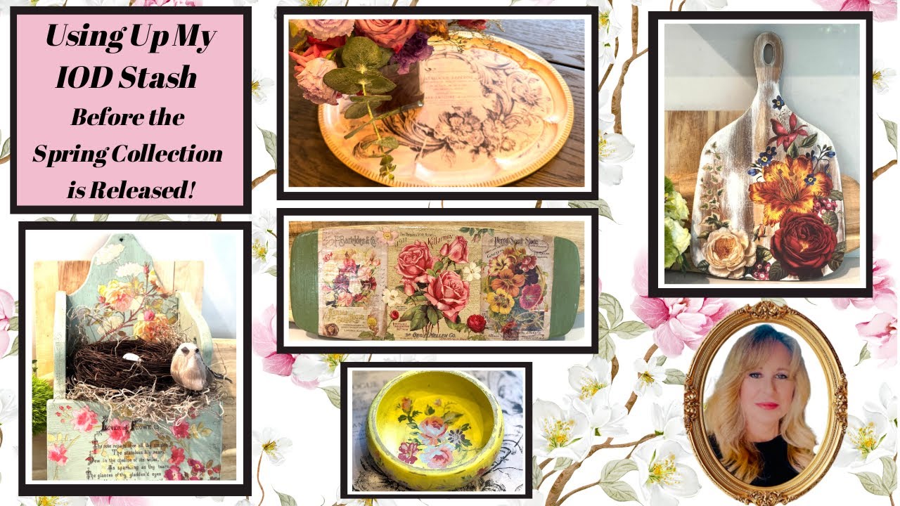 Using My IOD Stash to Create Beautiful Home Decor!