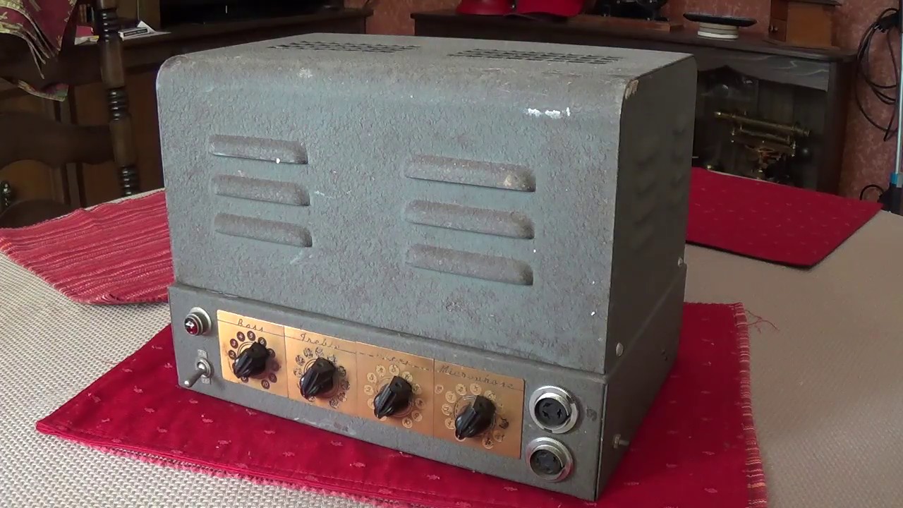 Hand-Built 1952 W. E. Grable Amplifier.....Beautifully Constructed