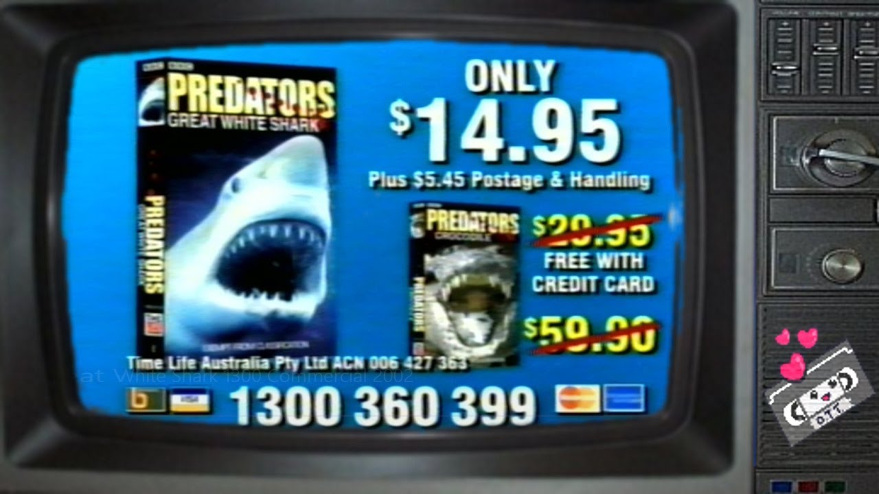Predators Great White Shark 1300 Commercial 2002