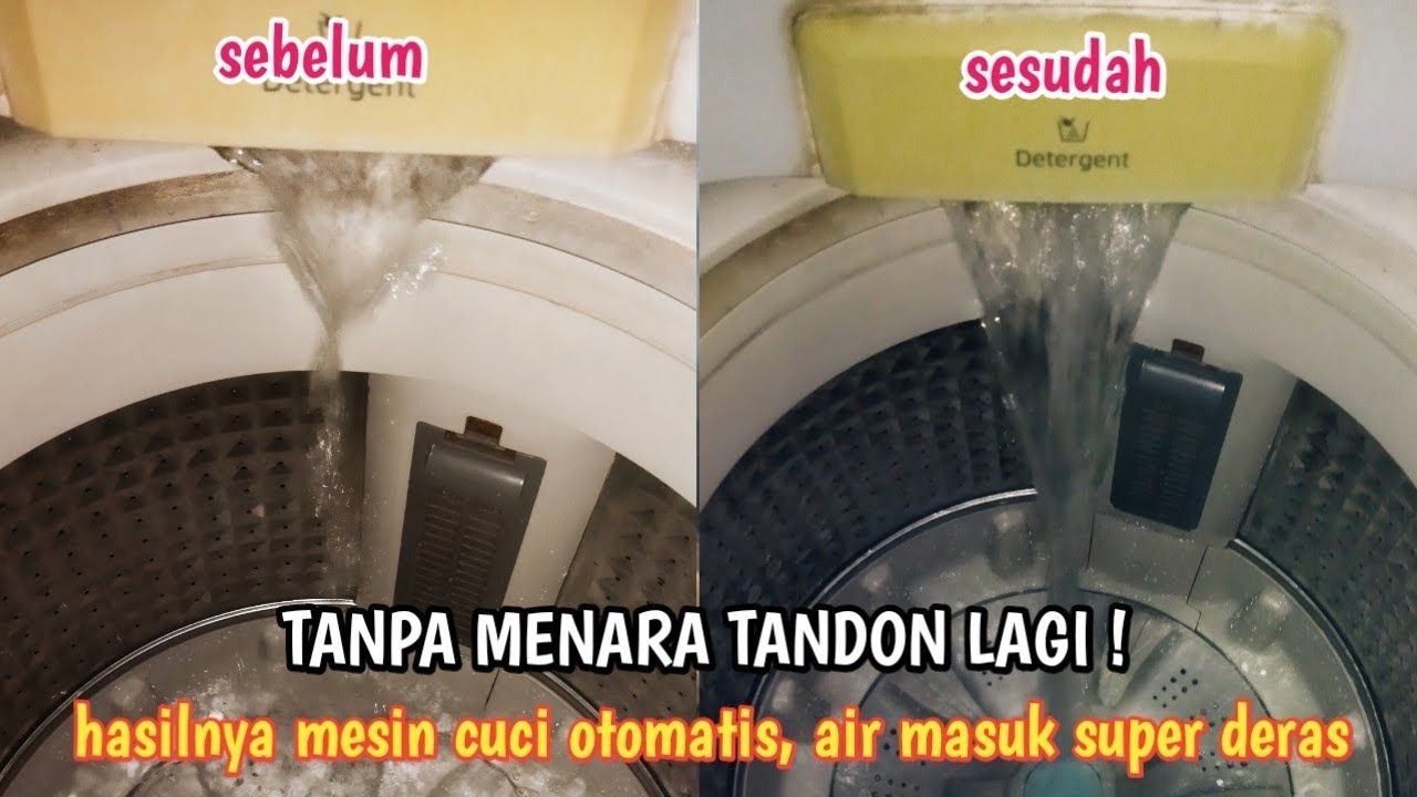 MESIN CUCI OTOMATIS, AIR SUPER KENCENG TANPA MENARA TANDON