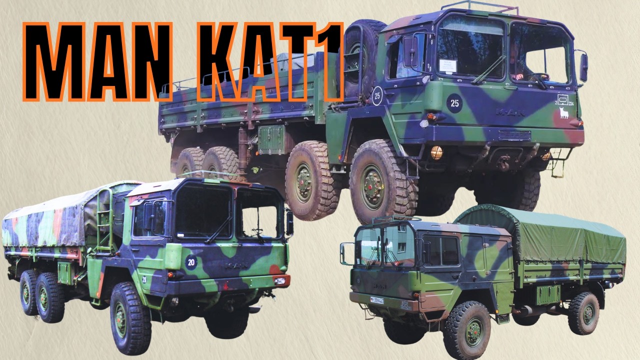 EPISODE 38 : MAN KAT 1 History &ndash; Evolution of Germany&rsquo;s Military Trucks