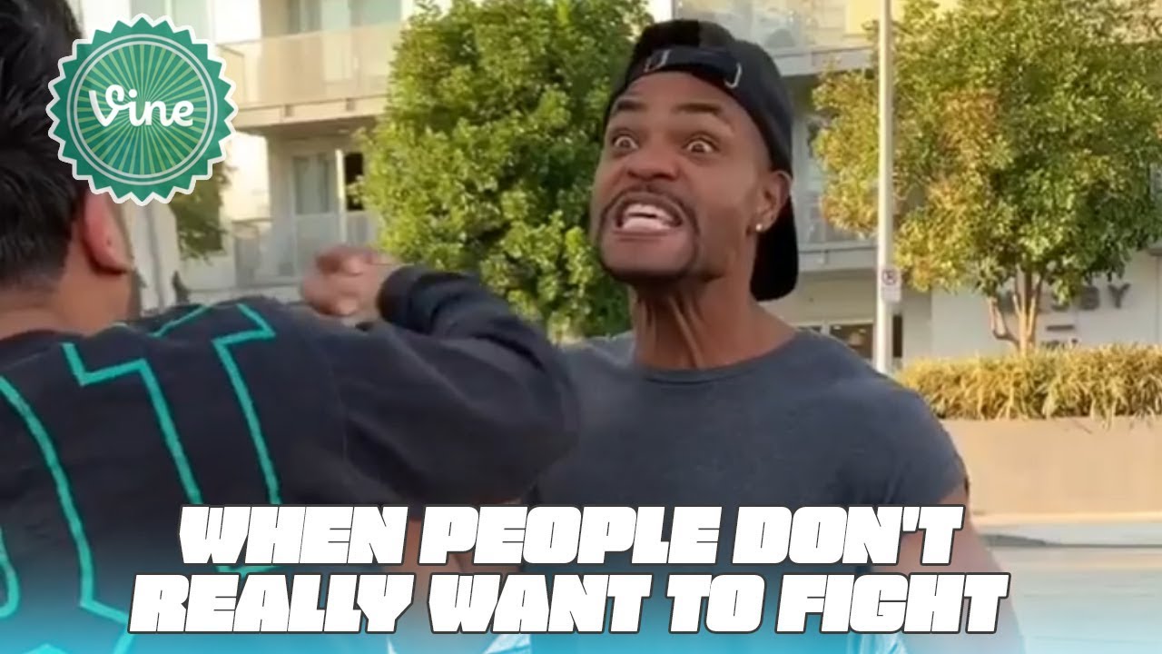 TRY NOT TO LAUGH - When People Don't Really Want To Fight