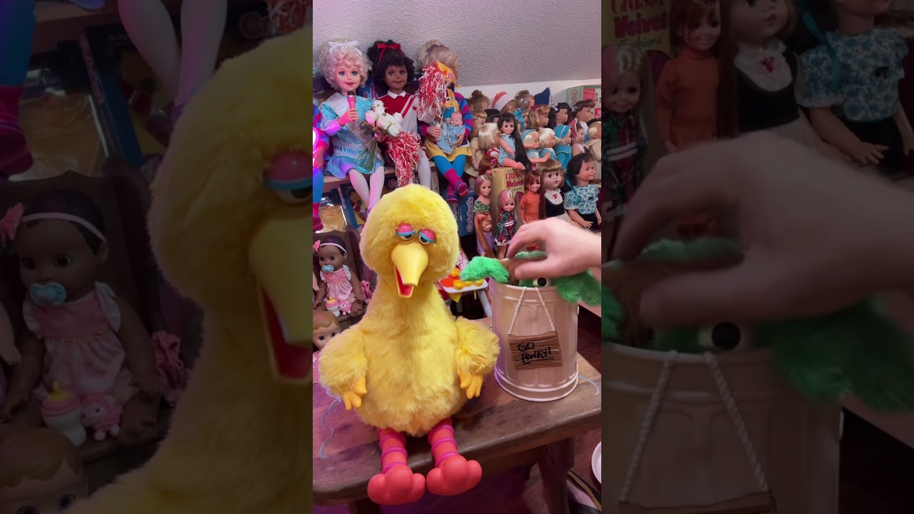 Unboxing Video Part 1! Story Magic Big  Bird gets a GROUCHY friend.