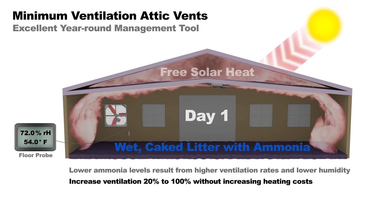 Minimum Ventilation Attic Vents