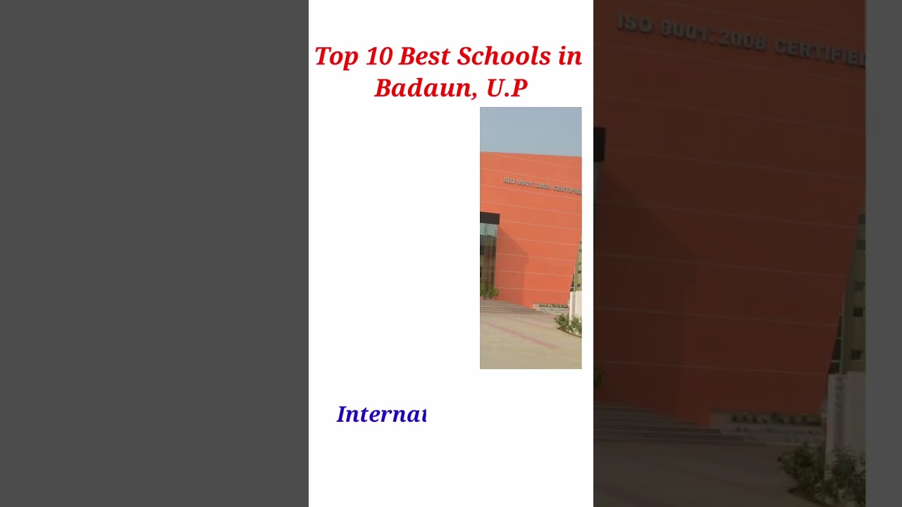 Top 10 Best Schools in Badaun, U P