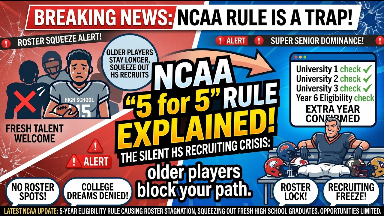 BREAKING NEWS: New NCAA 5 for 5 Rule and How it Impacts Recruiting