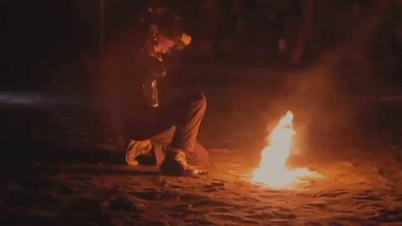 Fire dance // Moby - After (Man Without Country Remix) HQ